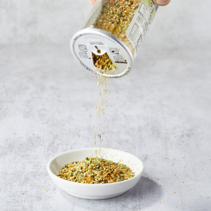 Furikake met furikake groenten