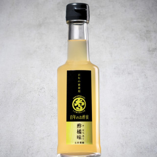 Rice vinegar condiment and Sudachi juice