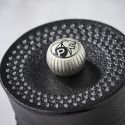 Conjunto de moinho de pimenta de 8cm Bali + contêiner de especiarias