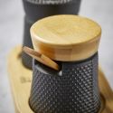 8cm set de moară de piper de 8 cm + container condimente