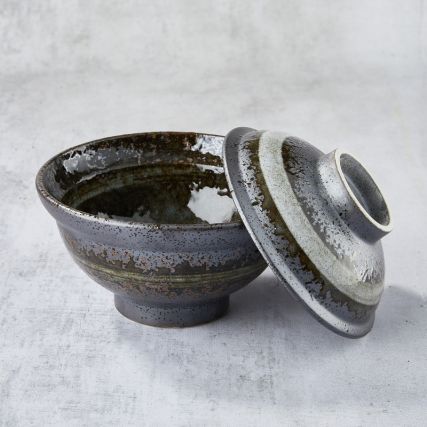 Schüssel in Donburi (UNAGI, Katsu-Don), Wirbeldesign