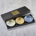 3 cups with amuse mouth Komame Kobachi 3 cups with amuse mouth Komame Kobachi