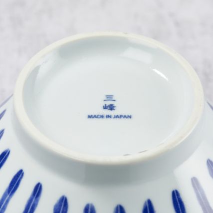 Skål i Rāmen, Minoyaki Porslin, Damitokusa Motiv