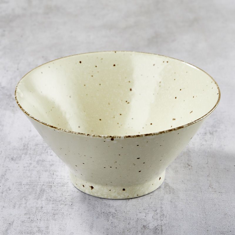 Bowl in Rāmen, Minoyaki porcelain, Shirokesyou motif Bowl in Rāmen, Minoyaki porcelain, Shirokesyou motif
