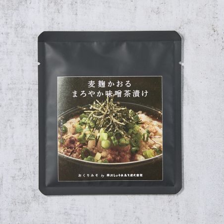 Förberedelse för OCHAZUKE vid kornen Miso