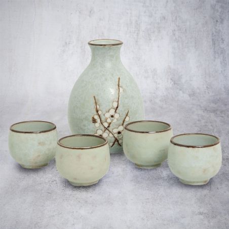 Serviço de Sake em Porcelana