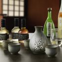 Sake Service in Porzellan