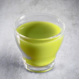 Tea matcha genmai with roasted rice