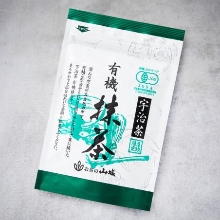 Ekologisk matcha te av uji *