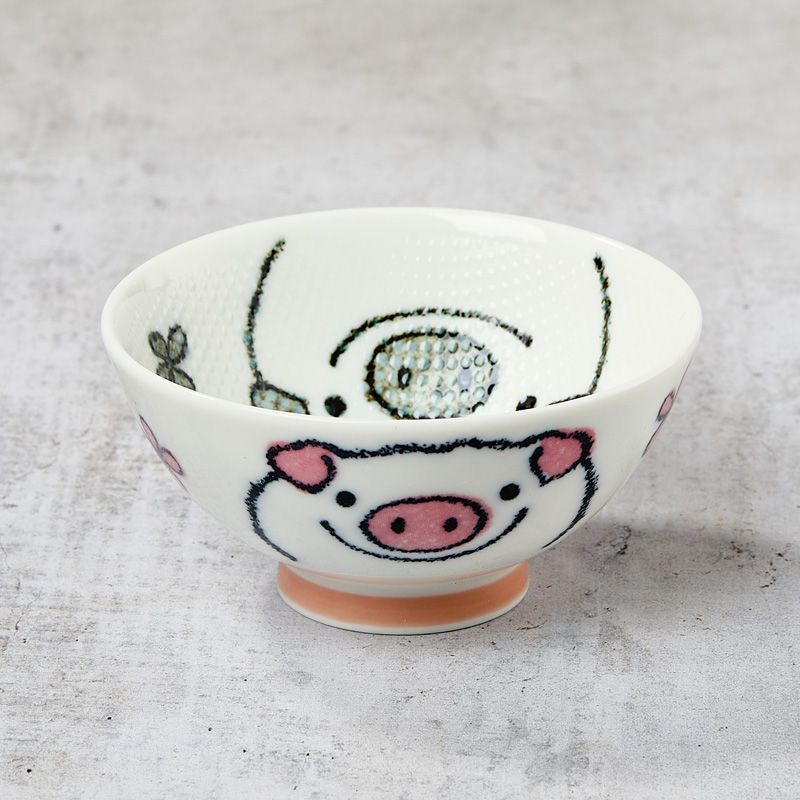 Rice Bowl Bunny 11 cm, 5,5 cm gylis, 200 ml Rice Bowl Bunny 11 cm, 5,5 cm gylis, 200 ml