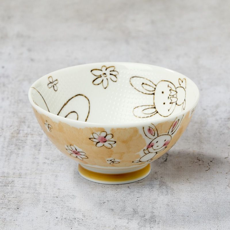 Rice Bowl Bunny 11 cm, 5,5 cm gylis, 200 ml Rice Bowl Bunny 11 cm, 5,5 cm gylis, 200 ml