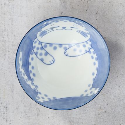 ライスボウル - 猫と魚の昼寝