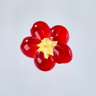 Felicidade Hunk Engimono Vermelho Plum Flor