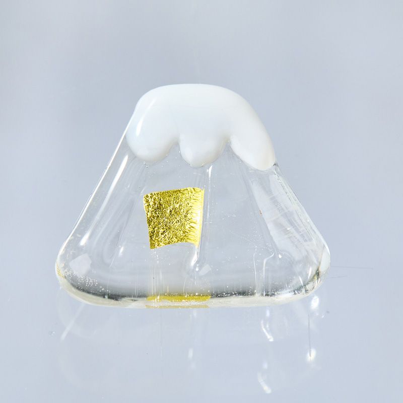 Clear Mount Fuji ENGIMONO lucky charm Clear Mount Fuji ENGIMONO lucky charm