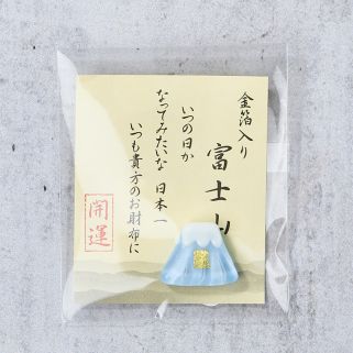 Geluk deur engimono mont-fuji blauw
