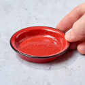 SOBA、AKA、Ø8.5cm、深さ1.7 cmのカップフラット SOBA、AKA、Ø8.5cm、深さ1.7 cmのカップフラット