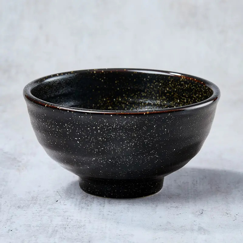 Bowl z Donburi Rokube Kuro Mat Ø 17,0 cm, globina 9,1 cm, 1100 ml
