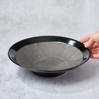 Kushime Membachi KURO SHUMAKI PLATE Ø 27,0 cm, syvyys 6,2 cm