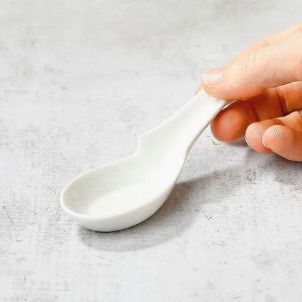 ラーメンとウドンの磁器のスプーン "リリーレ"