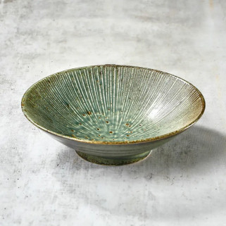 Табела в Solesen, Udon ... бял смачкан, ø 21.4 см, дълбочина 5.2 cm