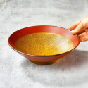 Kushime Membachi Kuroshu Maki plate Ø 24,5 cm, 7.5 cm depth Kushime Membachi Kuroshu Maki plate Ø 24,5 cm, 7.5 cm depth
