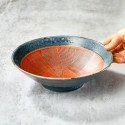 Kushime Membachi Kuroshu Maki plate Ø 24,5 cm, 7.5 cm depth Kushime Membachi Kuroshu Maki plate Ø 24,5 cm, 7.5 cm depth