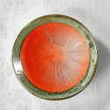 Kushime Membachi Kuroshu Maki plate Ø 24,5 cm, 7.5 cm depth Kushime Membachi Kuroshu Maki plate Ø 24,5 cm, 7.5 cm depth