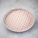 Porțelan Nikko, placă plată 15,5 cm Decor de cânepă Porțelan Nikko, placă plată 15,5 cm Decor de cânepă
