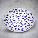 Assiette ronde en porcelaine Nikko Assiette ronde en porcelaine Nikko
