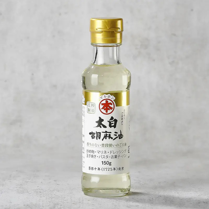 Aceite de sésamo virgen no asado Taihaku Aceite de sésamo virgen no asado Taihaku