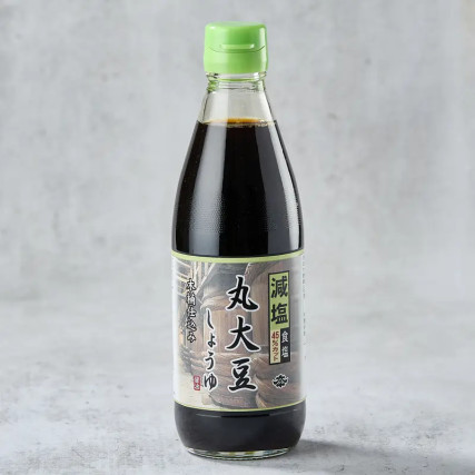 Maru Daizu Low-Salt Soy Sauce 360 ml
