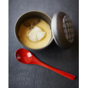 Cuchara de madera de CAMPHOR 13 cm negro para ChawanMushi Cuchara de madera de CAMPHOR 13 cm negro para ChawanMushi