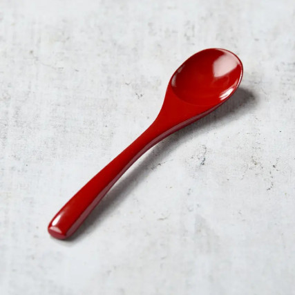 Lepel voor Chawanmushi Camphor Hout 13 cm