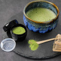Pudełko do herbaty Matcha Natsume Ø 5,4 cm, wysokość 5,4 cm, czarny wzór 