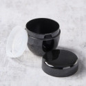 Boîte à thé matcha Natsume ø 5,4 cm, hauteur 5,4 cm, motif noir 
