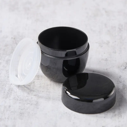 Pudełko do herbaty Matcha Natsume Ø 5,4 cm, wysokość 5,4 cm, czarny wzór 