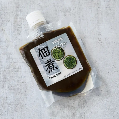 Wakame and aosa nori tsukudani 