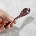 Cuchara de madera de CAMPHOR 13 cm negro para ChawanMushi Cuchara de madera de CAMPHOR 13 cm negro para ChawanMushi