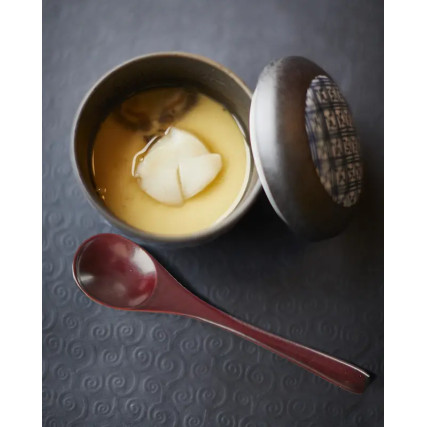 Lžíce pro chawanmushi camphor dřevo 13 cm