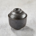 Μπολ σε Chawan-Mushi, μαύρο μοτίβο λούστρου, 145 ml