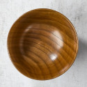 漆塗りのフジューブの木製の野生のボール、Ø128x 80 mm 漆塗りのフジューブの木製の野生のボール、Ø128x 80 mm