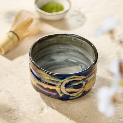 Thee kom matcha patroon sansai