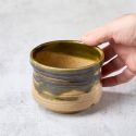 Cuenco de té Matcha, patrón Oreibe Nodate