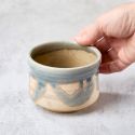 Cuenco de té matcha, patrón Konnagashi nodado Cuenco de té matcha, patrón Konnagashi nodado