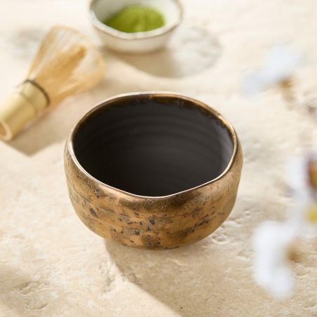 Matcha tea bowl, KINTATAKI pattern