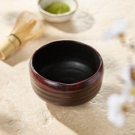 Matcha Tea Bowl Mønster Sikokku Sotoakakahakeme 