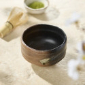 Cuenco de té bizen matcha