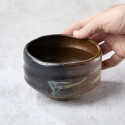 Cuenco de té bizen matcha