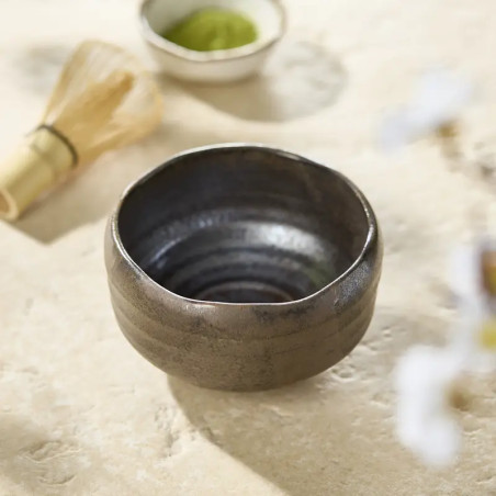 Matcha Tea Bowl, SHIGARAKI TETSU KESSYOU pattern
