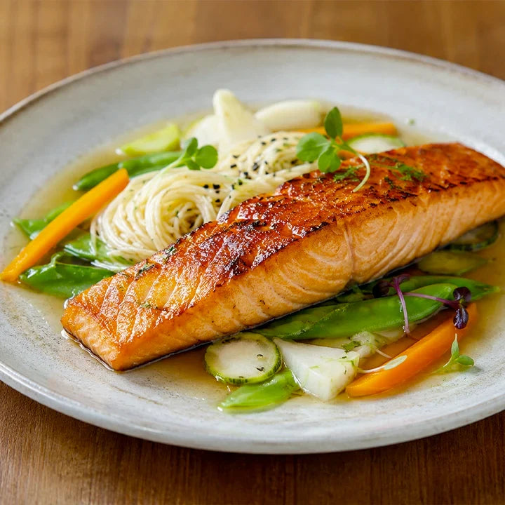 Saumon mariné au Miso